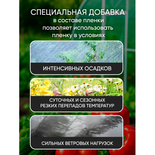 Пленка ГОСТ зеленая, толщина 150 мкм, ширина 6м