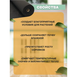 Геотекстиль, плотность 80г/м2, ширина 1,6м