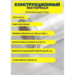 Стеклоткань плотность 200г/м2  размер 1х50м